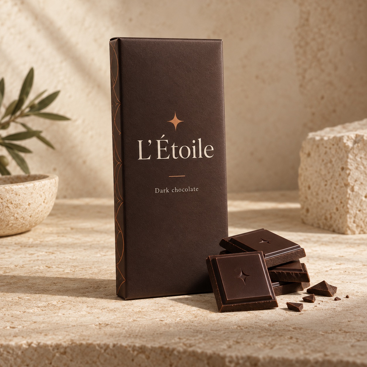 Royal dark 70% — L’Étoile packaging concept