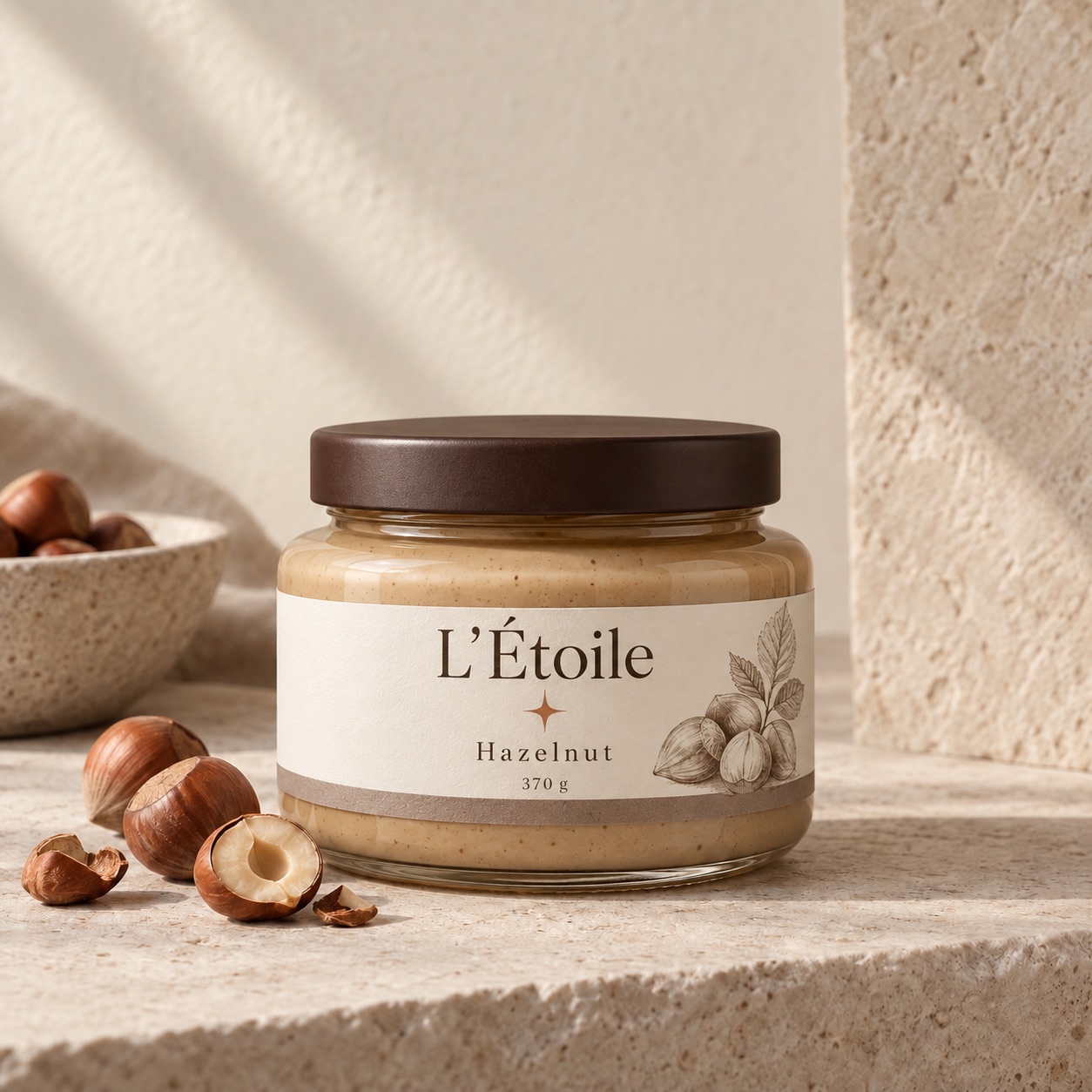 Creamy hazelnut — L’Étoile packaging concept