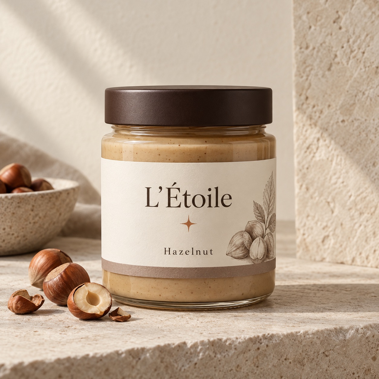 Creamy hazelnut — L’Étoile packaging concept