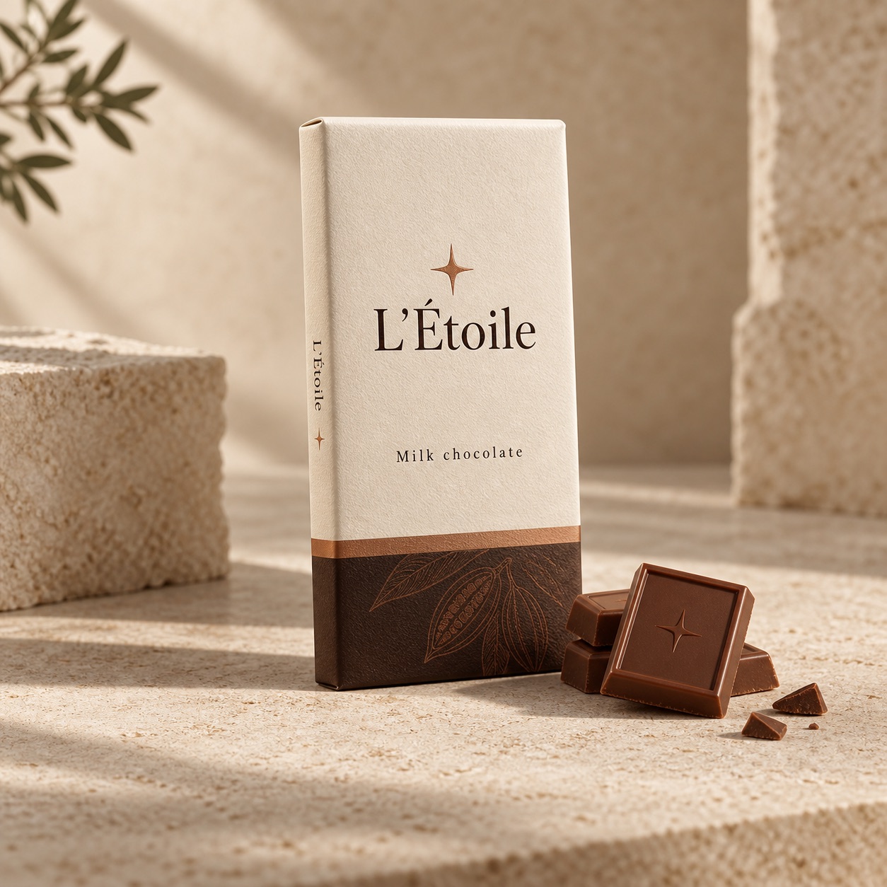 Royal milk 34% — L’Étoile packaging concept