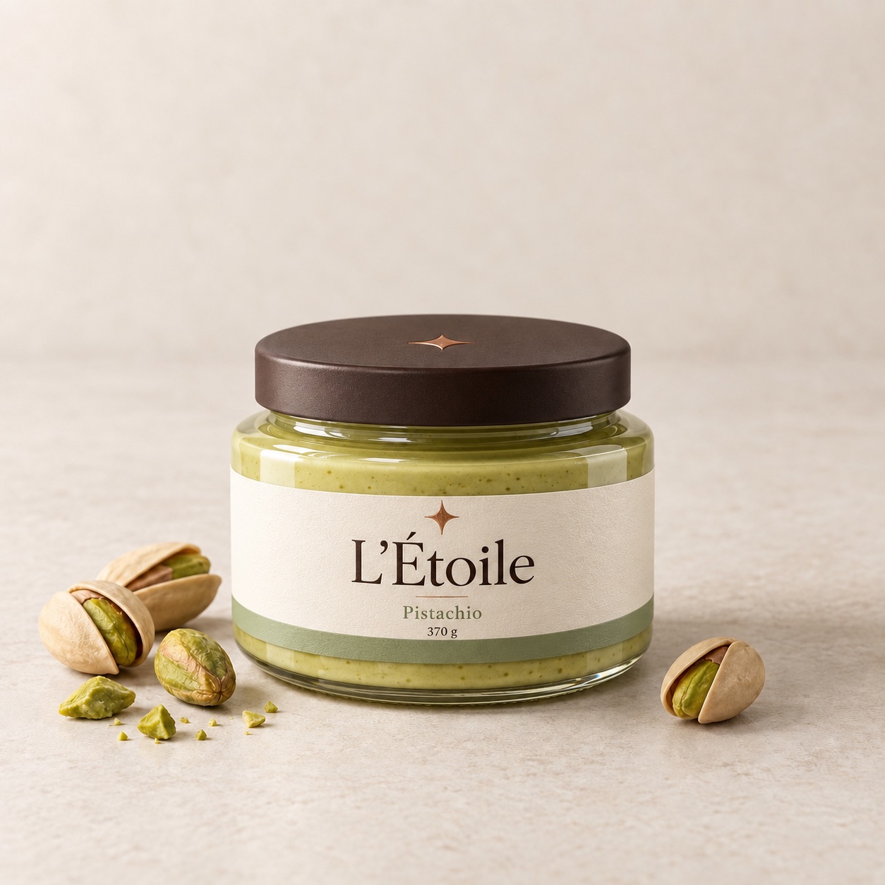 Creamy pistachio — L’Étoile packaging concept
