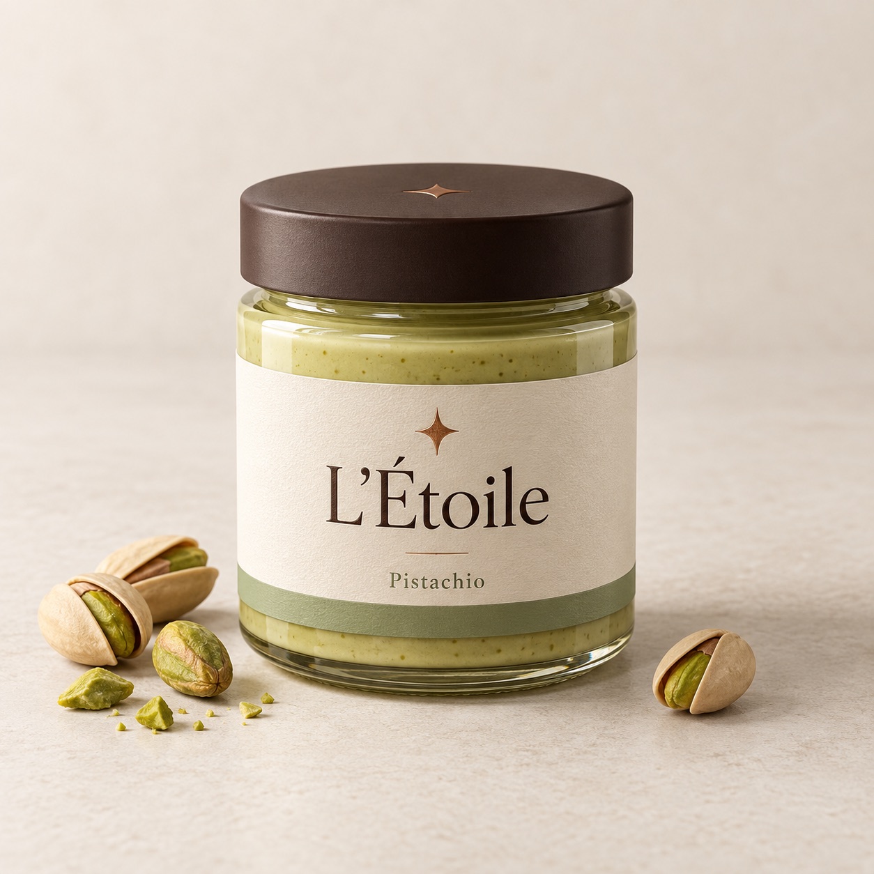 Creamy pistachio — L’Étoile packaging concept