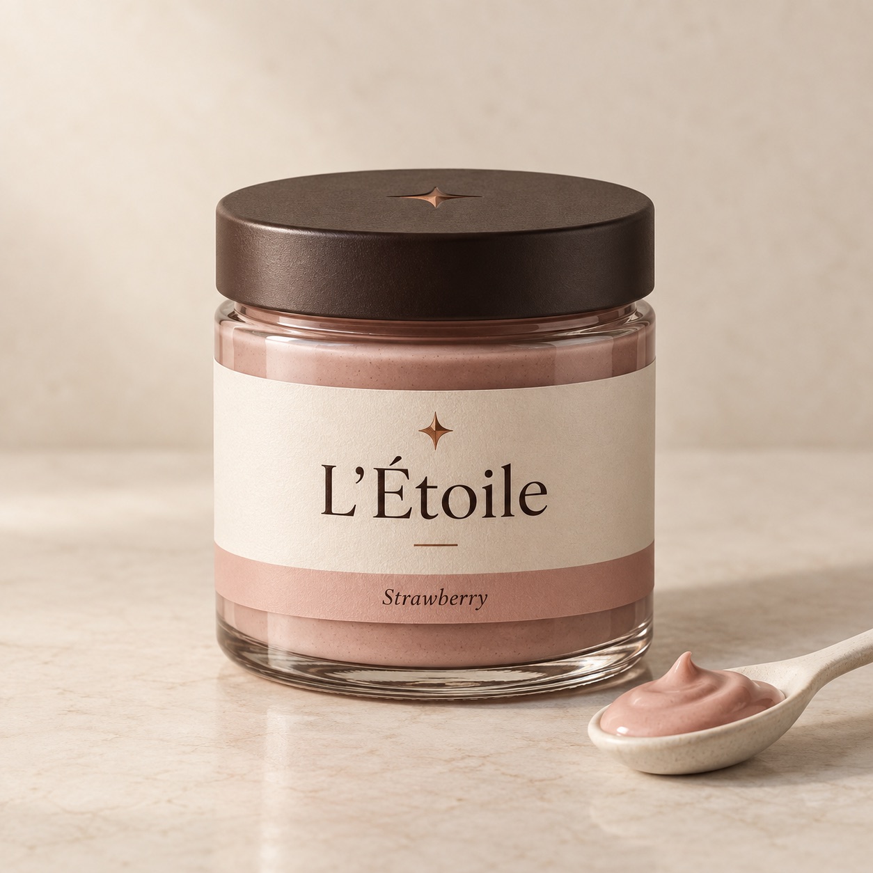 Creamy strawberry — L’Étoile packaging concept